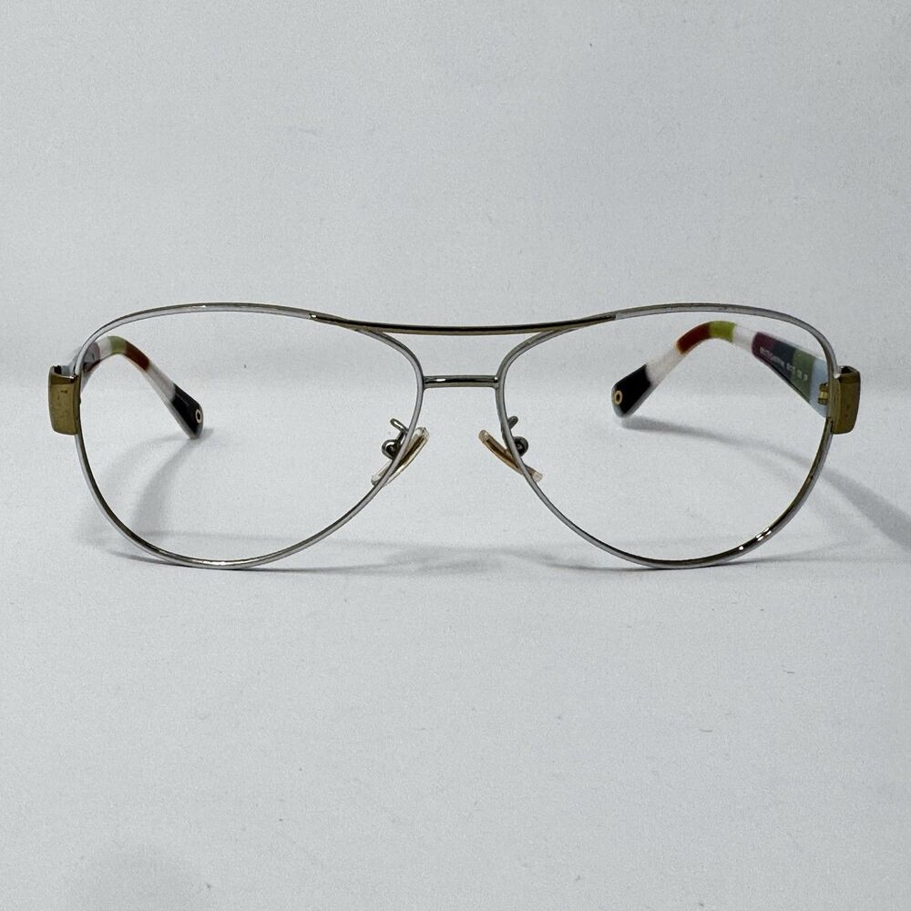 Coach HC7003 L012 Kristina 9051/T5 Gold White Sunglass Frames 59-13-135 A
